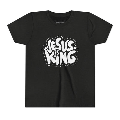 "Jesus Is King" Graphic Christian Youth Tee