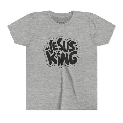 "Jesus Is King" Graphic Christian Youth Tee