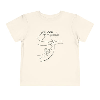 "God is with you" Toddler Short Sleeve Tee