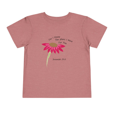 "For I Know" Toddler Short Sleeve Tee