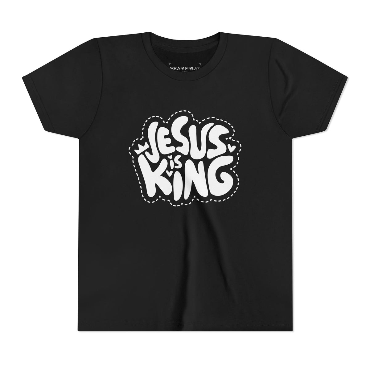 "Jesus Is King" Graphic Christian Youth Tee