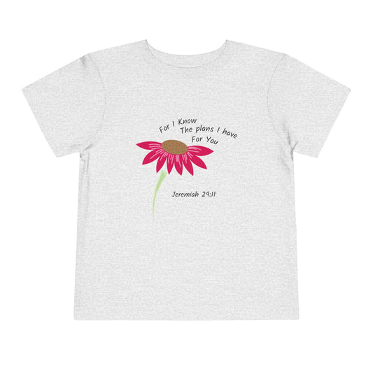 "For I Know" Toddler Short Sleeve Tee