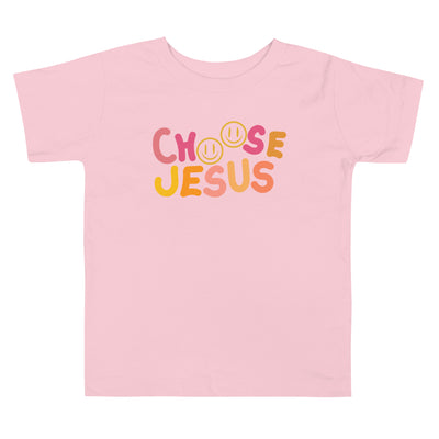 "Choose Jesus" Toddler Short Sleeve Tee